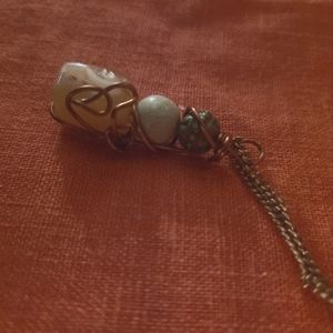 Hand crafted ladies pendant and chain